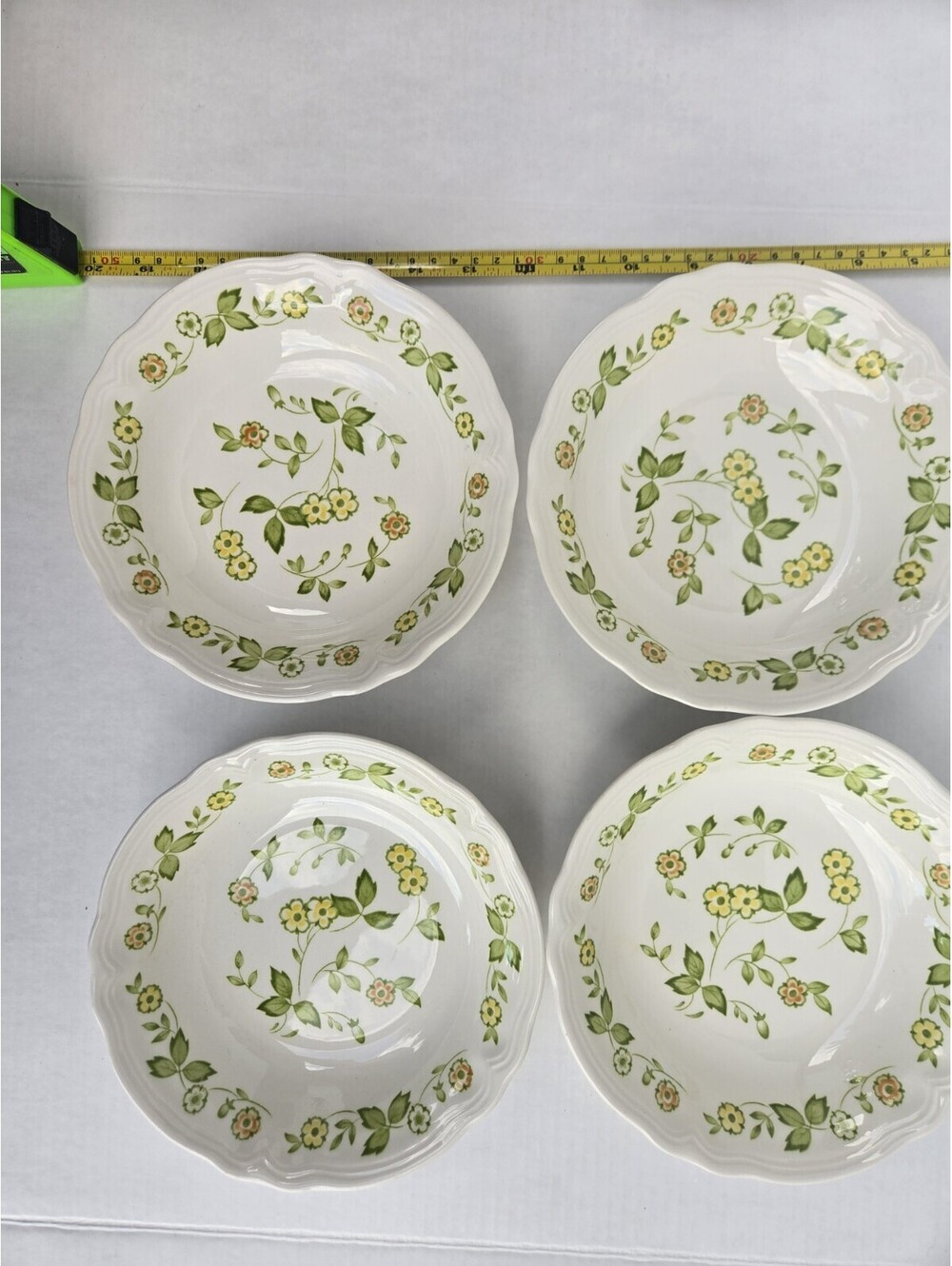 Towne House Fine China Saucer Set - Regal 3090 Pattern